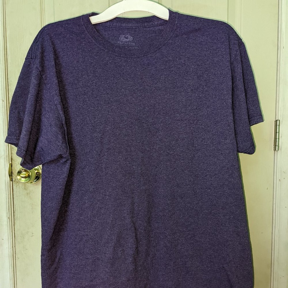 Purple Fruit of the Loom T-Shirt